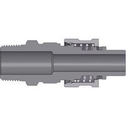 N4M3 Steel Dix-Lock™ N-Series Bowes Interchange Male Thread Plug